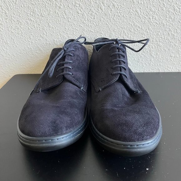 Giorgio Armani Men\'s Perforated Suede Sport Derby Shoes Size 10.5 main image 6